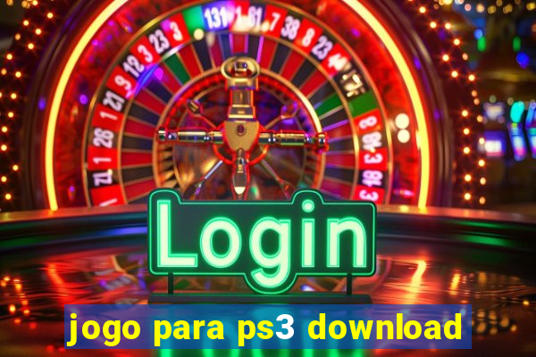 jogo para ps3 download