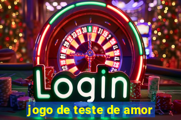 jogo de teste de amor