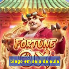 bingo em sala de aula