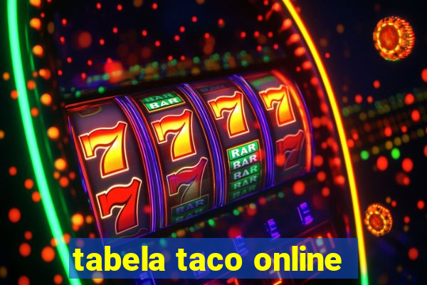 tabela taco online