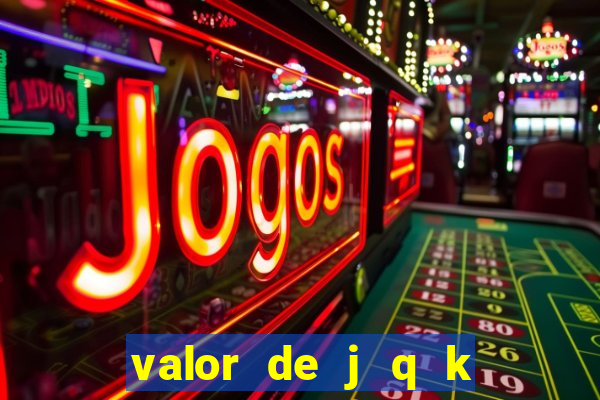 valor de j q k en blackjack