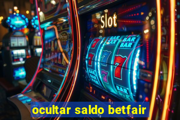 ocultar saldo betfair